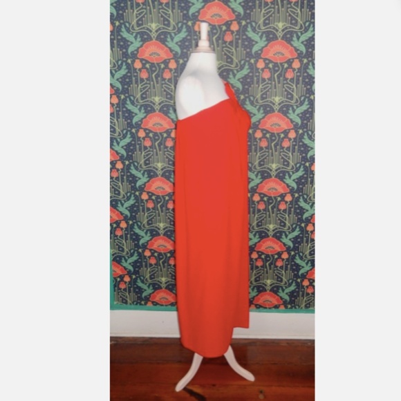 Antonio Melani Liz Damrich Radziwill Red Strapless Bow Chic Maxi Dress Cocktail - Picture 7 of 9